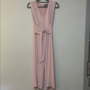 Tahari Blush Pink Sleeveless Jumpsuit